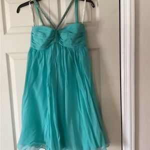 Betsy Johnson evening wear aqua dress